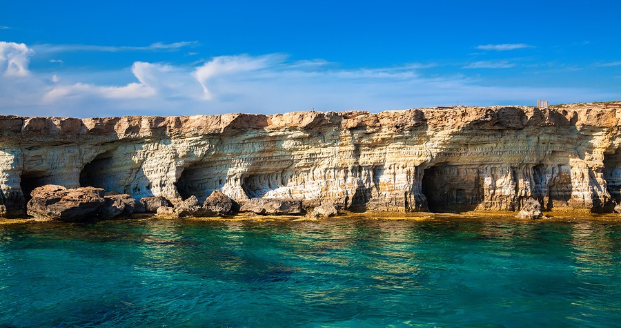 Cyprus offers the Cape Greco Sea Caves located between the tourist towns of Ayia...