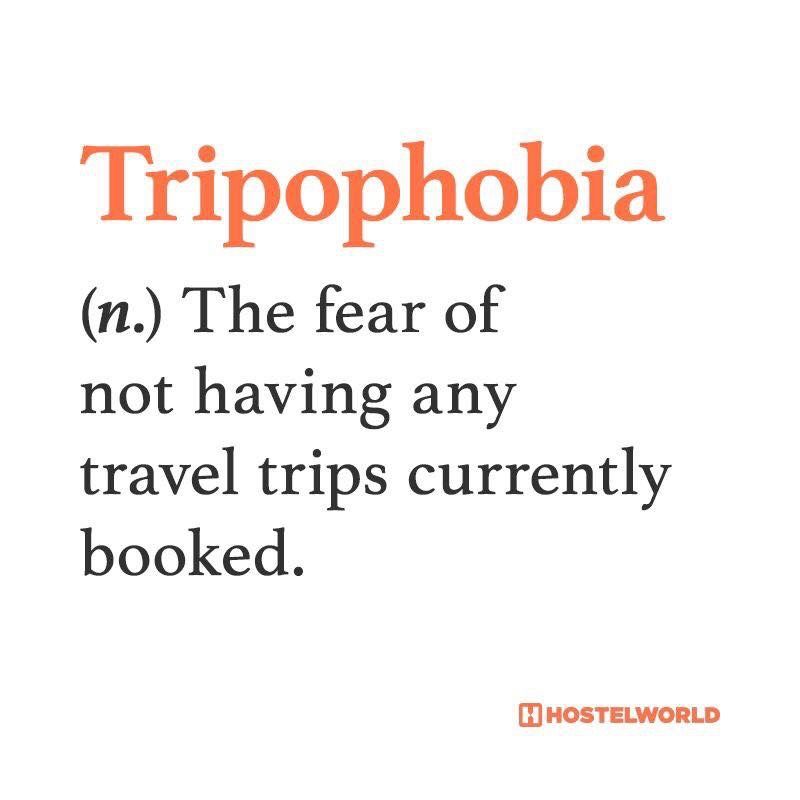 True story… hahaha! Always have a trip happening