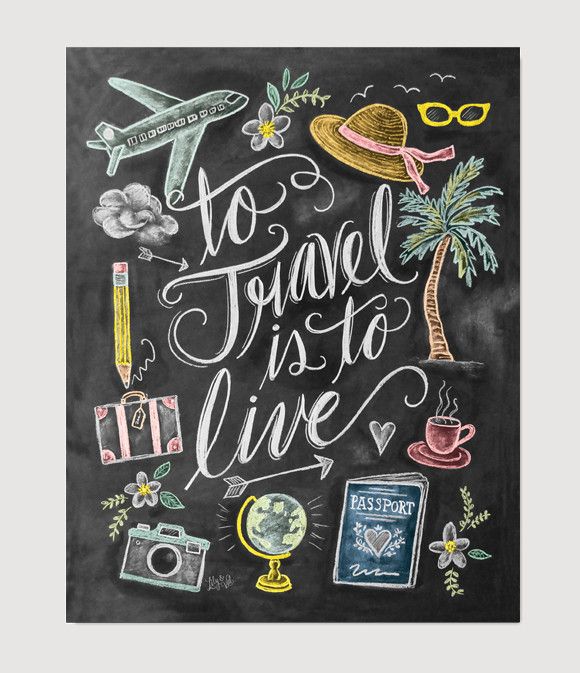 To Travel Is To Live – Print