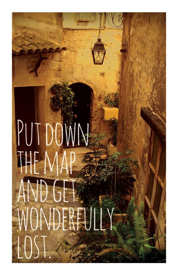 Travel Quotes ‘put Down the Map and Get Wonderfully – Etsy